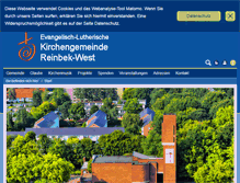 Tablet Screenshot of kirche-reinbek-west.de